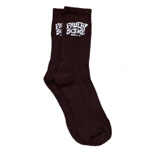dark brown socks